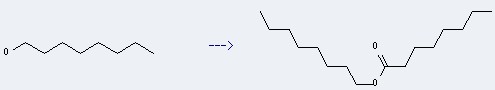 The Octanoic acid, octylester could be obtained by the reactant of octan-1-ol